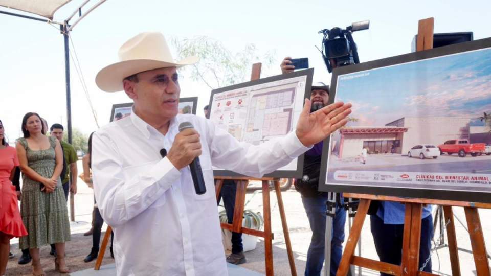 Gobernador Durazo construye primer modelo de clínicas de bienestar animal en Sonora